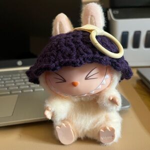 Purple Hat for plushie.  Plushie not included